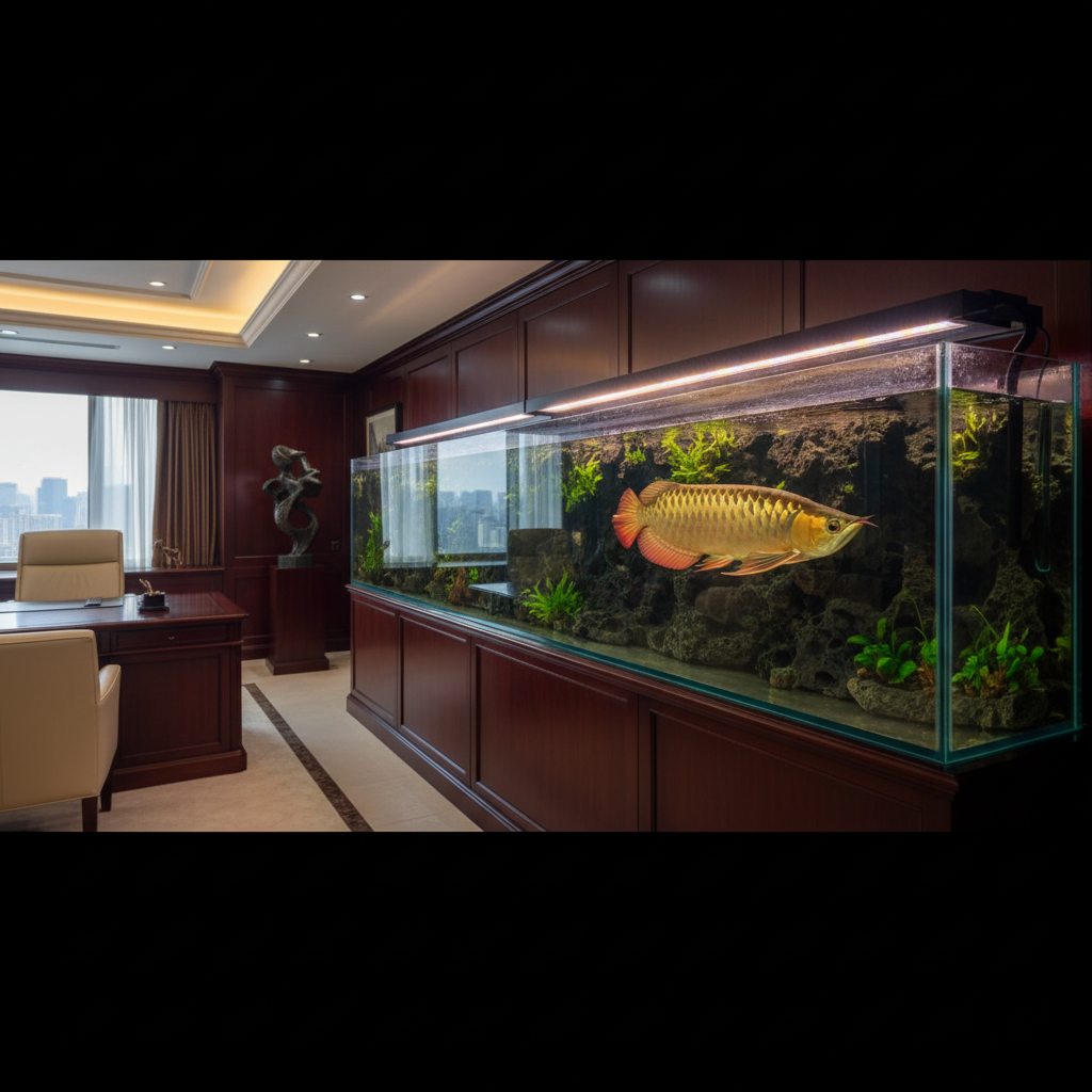 豪宅龙鱼缸