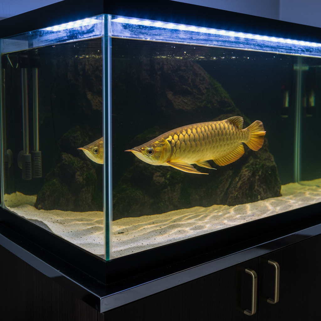 顶级龙鱼缸打造